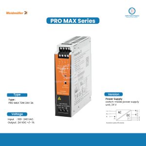 PRO MAX 72W 24V 3A <br> <p style="font-size: 10px;">1478100000  </p>